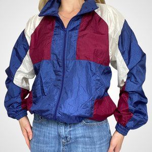 Vintage 90's Colorblock Windbreaker Jacket